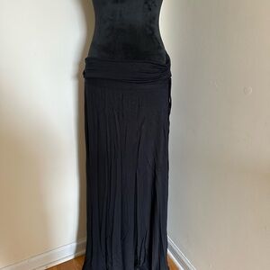 Elegant Black Maxi Skirt